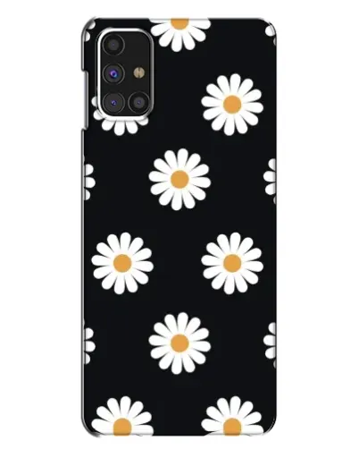 Чехол для Samsung Galaxy M31s с картинкой «Ромашки на черном» Чехол для Samsung Galaxy M31s с картинкой «Ромашки на черном»