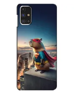 Чехол для Samsung Galaxy M31s с картинкой «Капи-мен супергерой» Чехол для Samsung Galaxy M31s с картинкой «Капи-мен супергерой»