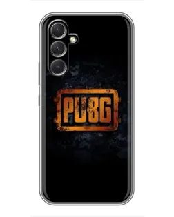 Чехол для Samsung Galaxy M32 5g с картинкой «PUBG — золотой логотип»