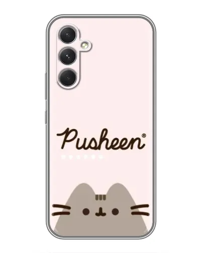 Чехол для Samsung Galaxy M32 5g с картинкой «Pusheen логотип» Чехол для Samsung Galaxy M32 5g с картинкой «Pusheen логотип»