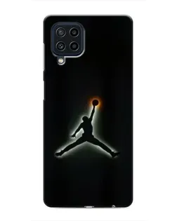 Чехол для Samsung Galaxy M32 с картинкой «Jordan Gradient Logo»