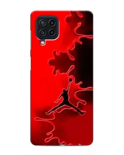Чехол для Samsung Galaxy M32 с картинкой «Jordan Red Smoke»