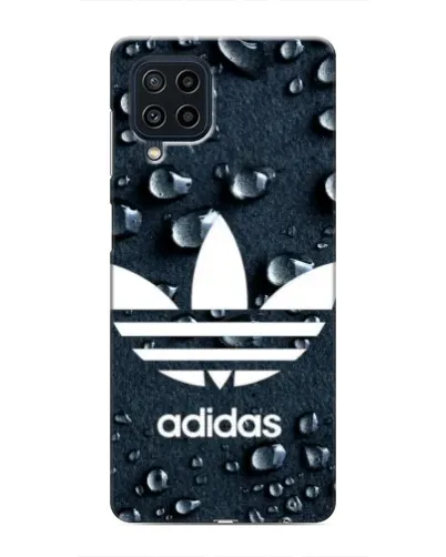 Чехол для Samsung Galaxy M32 с картинкой «Adidas Trefoil Blue»