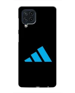 Чехол для Samsung Galaxy M32 с картинкой «Adidas Cyan Logo»
