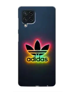 Чехол для Samsung Galaxy M32 с картинкой «Неоновый Adidas»