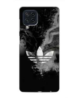 Чехол для Samsung Galaxy M32 с картинкой «Абстрактный дым Adidas»