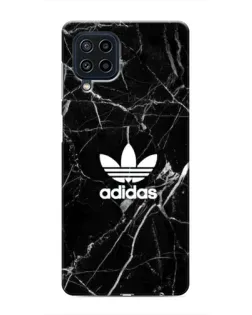 Чехол для Samsung Galaxy M32 с картинкой «Белый мрамор Adidas»