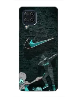 Чехол для Samsung Galaxy M32 с картинкой «Спортивный арт Nike»
