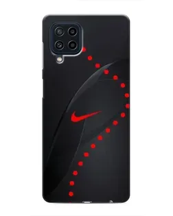 Чехол для Samsung Galaxy M32 с картинкой «Абстрактный дизайн Nike»