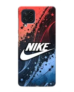 Чехол для Samsung Galaxy M32 с картинкой «Градиентный принт Найк»