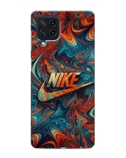 Чехол для Samsung Galaxy M32 с картинкой «Nike в абстракции»