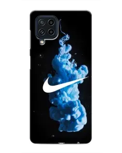 Чехол для Samsung Galaxy M32 с картинкой «Nike и синий дым»