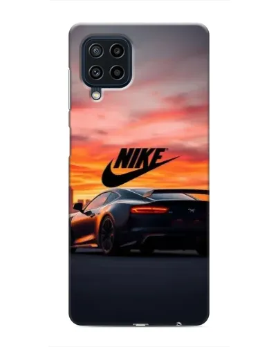 Чехол для Samsung Galaxy M32 с картинкой «Nike и суперкар»