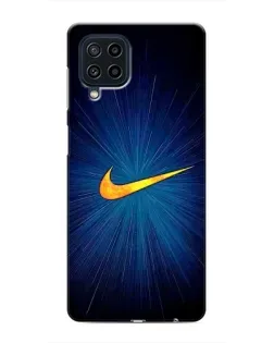 Чохол для Samsung Galaxy M32 з картинкою «Синій пульс Nike»