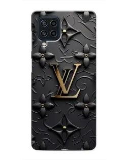 Чехол для Samsung Galaxy M32 с картинкой «Кожаная текстура LV»