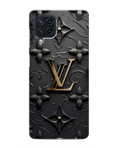 Чехол для Samsung Galaxy M32 с картинкой «Кожаная текстура LV»