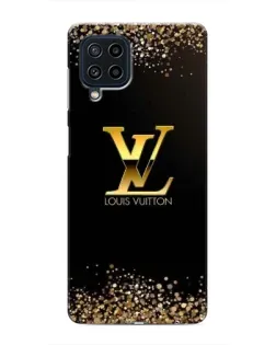 Чехол для Samsung Galaxy M32 с картинкой «LV — золотые искры»