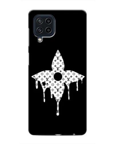 Чехол для Samsung Galaxy M32 с картинкой «Цветочная монограмма»