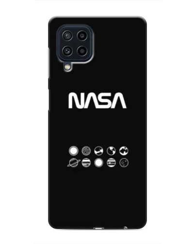 Чехол для Samsung Galaxy M32 с картинкой «NASA — технический принт»