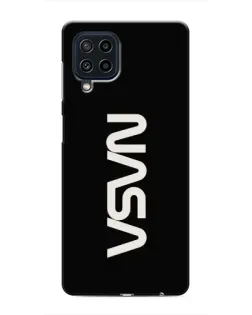 Чехол для Samsung Galaxy M32 с картинкой «NASA — вертикальный логотип»