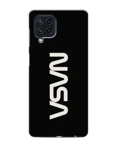 Чехол для Samsung Galaxy M32 с картинкой «NASA — вертикальный логотип»