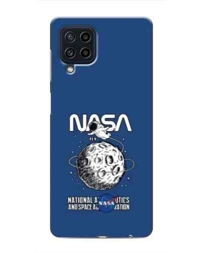 Чехол для Samsung Galaxy M32 с картинкой «NASA — лунная миссия»