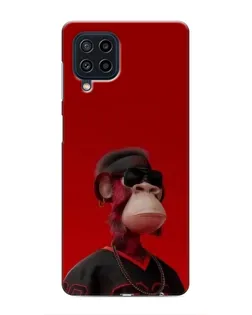 Чехол для Samsung Galaxy M32 с картинкой «Bored Ape в красном» Чехол для Samsung Galaxy M32 с картинкой «Bored Ape в красном»