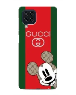 Чехол для Samsung Galaxy M32 с картинкой «Gucci — полосы и Микки»