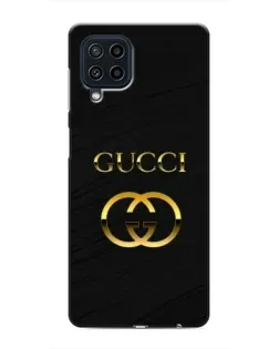 Чехол для Samsung Galaxy M32 с картинкой «Золотой логотип Gucci»