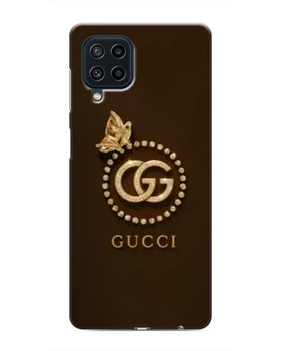 Чехол для Samsung Galaxy M32 с картинкой «Gucci — золотая бабочка»