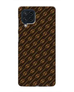 Чехол для Samsung Galaxy M32 с картинкой «Gucci — золотые диагонали»