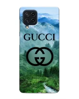 Чехол для Samsung Galaxy M32 с картинкой «Gucci — горный пейзаж»
