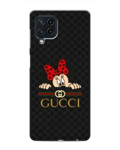 Чехол для Samsung Galaxy M32 с картинкой «Минни Маус Gucci — черный»
