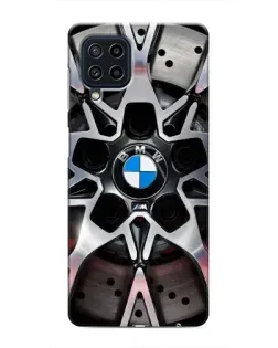 Чехол для Samsung Galaxy M32 с картинкой «BMW — деталь диска»