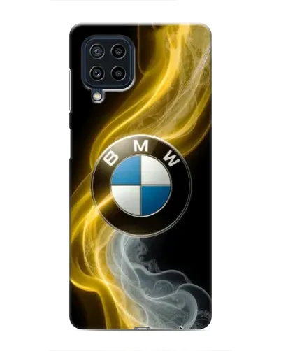 Чохол для Samsung Galaxy M32 з картинкою «Золотистий дим BMW»