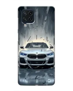 Чохол для Samsung Galaxy M32 з картинкою «BMW у світлі фар»