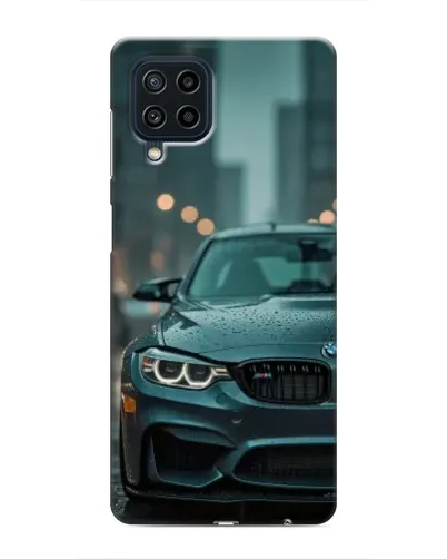 Чохол для Samsung Galaxy M32 з картинкою «BMW у вогнях міста»
