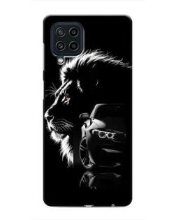Чохол для Samsung Galaxy M32 з картинкою «BMW та лев»