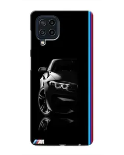 Чохол для Samsung Galaxy M32 з картинкою «Силует BMW в темряві»