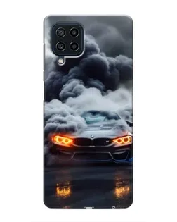 Чохол для Samsung Galaxy M32 з картинкою «BMW у диму»