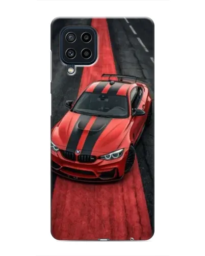 Чохол для Samsung Galaxy M32 з картинкою «BMW на червоній доріжці»