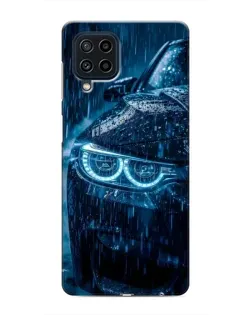 Чехол для Samsung Galaxy M32 с картинкой «BMW под дождем»