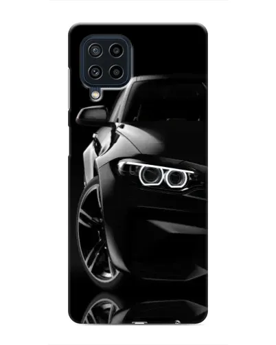 Чехол для Samsung Galaxy M32 с картинкой «Черная BMW — профиль» Чехол для Samsung Galaxy M32 с картинкой «Черная BMW — профиль»