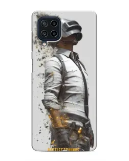 Чехол для Samsung Galaxy M32 с картинкой «PUBG — боец в пыли»