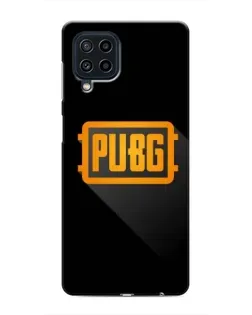 Чехол для Samsung Galaxy M32 с картинкой «PUBG — рамка лого»