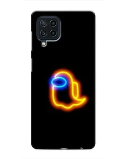 Чехол для Samsung Galaxy M32 с картинкой «Among Us неоновое сияние»