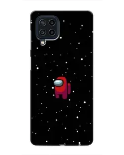 Чехол для Samsung Galaxy M32 с картинкой «Красный Among Us»