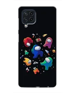 Чехол для Samsung Galaxy M32 с картинкой «Among Us космос»
