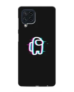 Чехол для Samsung Galaxy M32 с картинкой «Among Us неон»