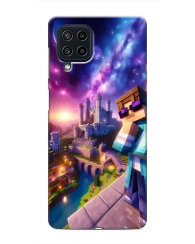 Чехол для Samsung Galaxy M32 с картинкой «Стив и космос»